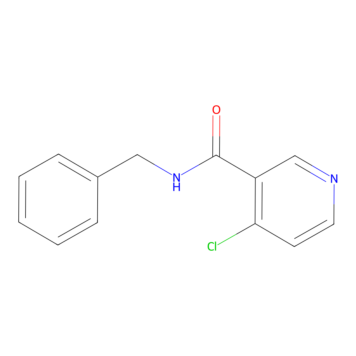 N-Benzyl-4-chloronicotinamide molecular structure, CAS 62458-82-6