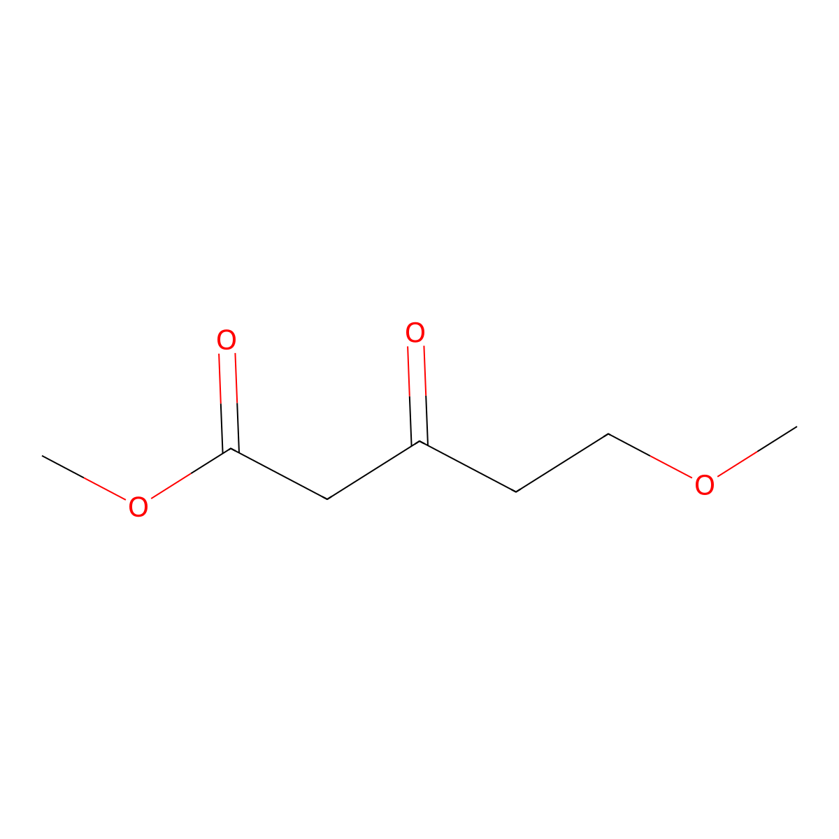 Methyl 5-methoxy-3-oxopentanoate molecular structure, CAS 62462-05-9