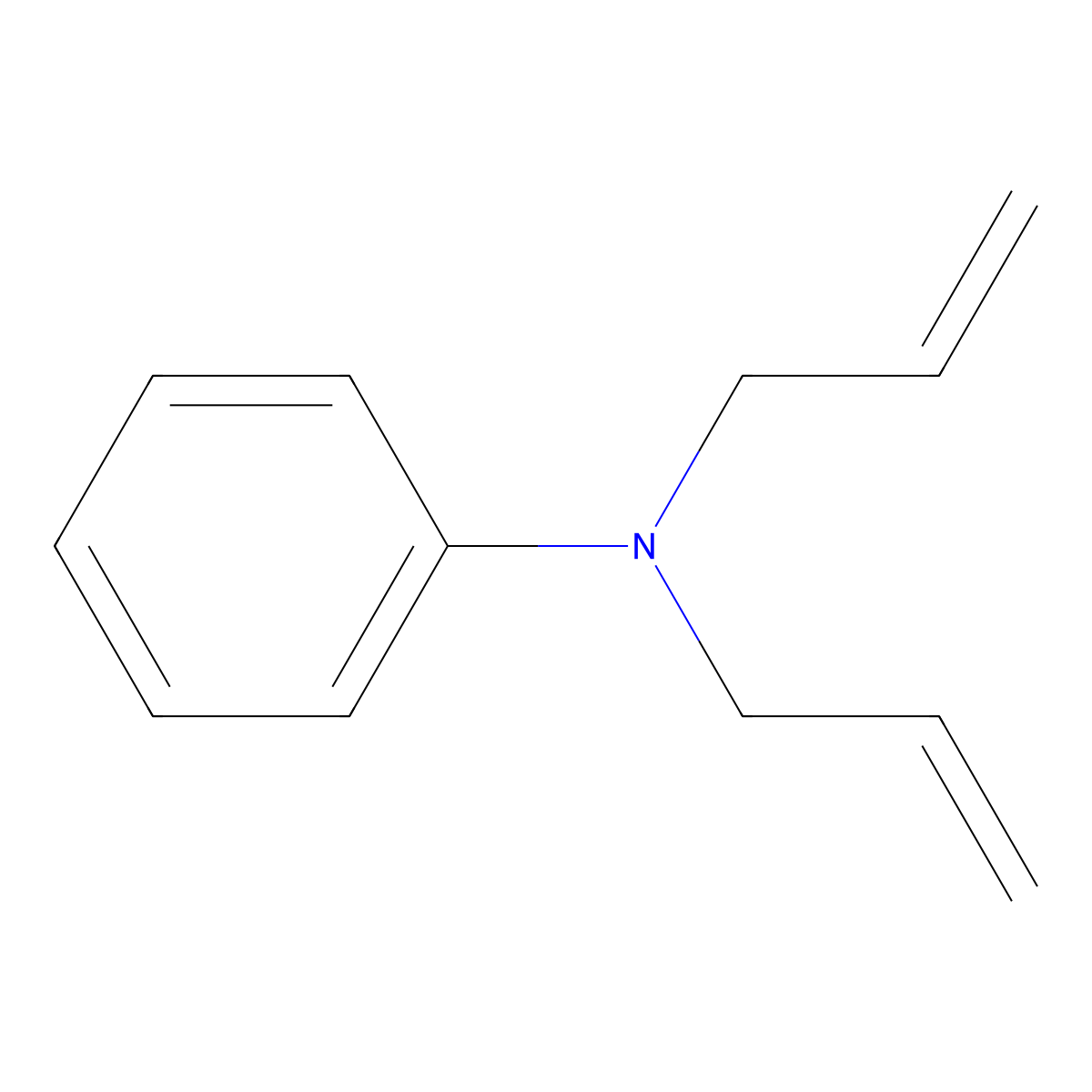 N,N-Diallylaniline molecular structure, CAS 6247-00-3
