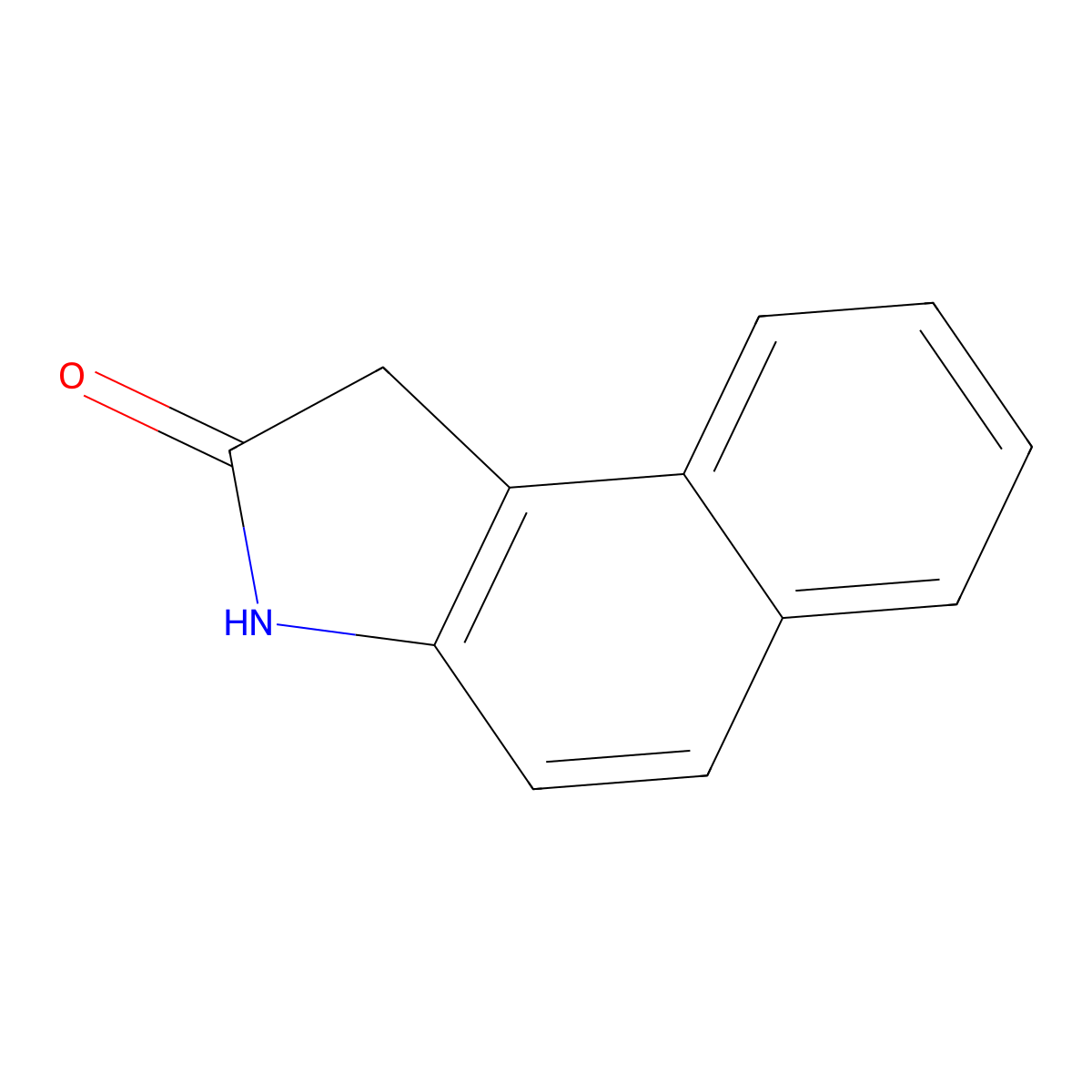 1,3-Dihydrobenzo(e)indol-2-one molecular structure, CAS 6247-10-5