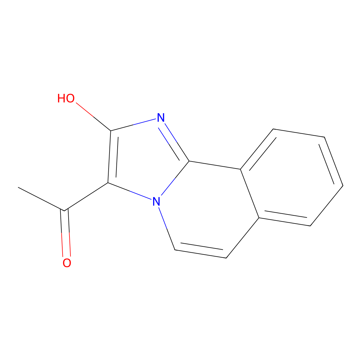 1-(2-Hydroxyimidazo[2,1-a]isoquinolin-3-yl)ethanone molecular structure, CAS 62472-00-8
