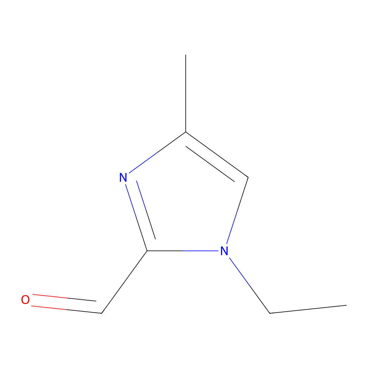 1-Ethyl-4-methyl-1h-imidazole-2-carbaldehyde molecular structure, CAS 624746-77-6