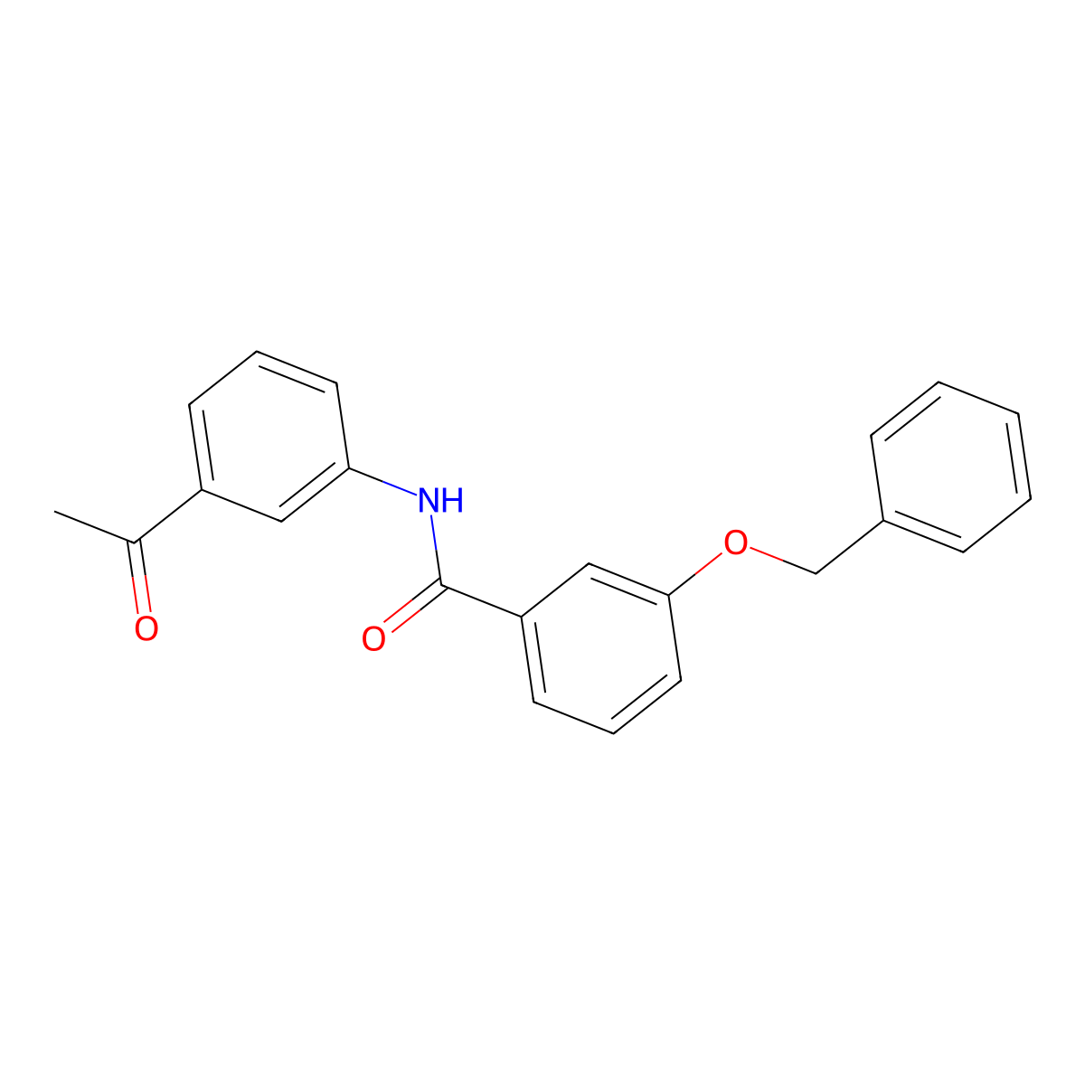 N-(3-Acetylphenyl)-3-phenylmethoxy-benzamide molecular structure, CAS 6248-41-5