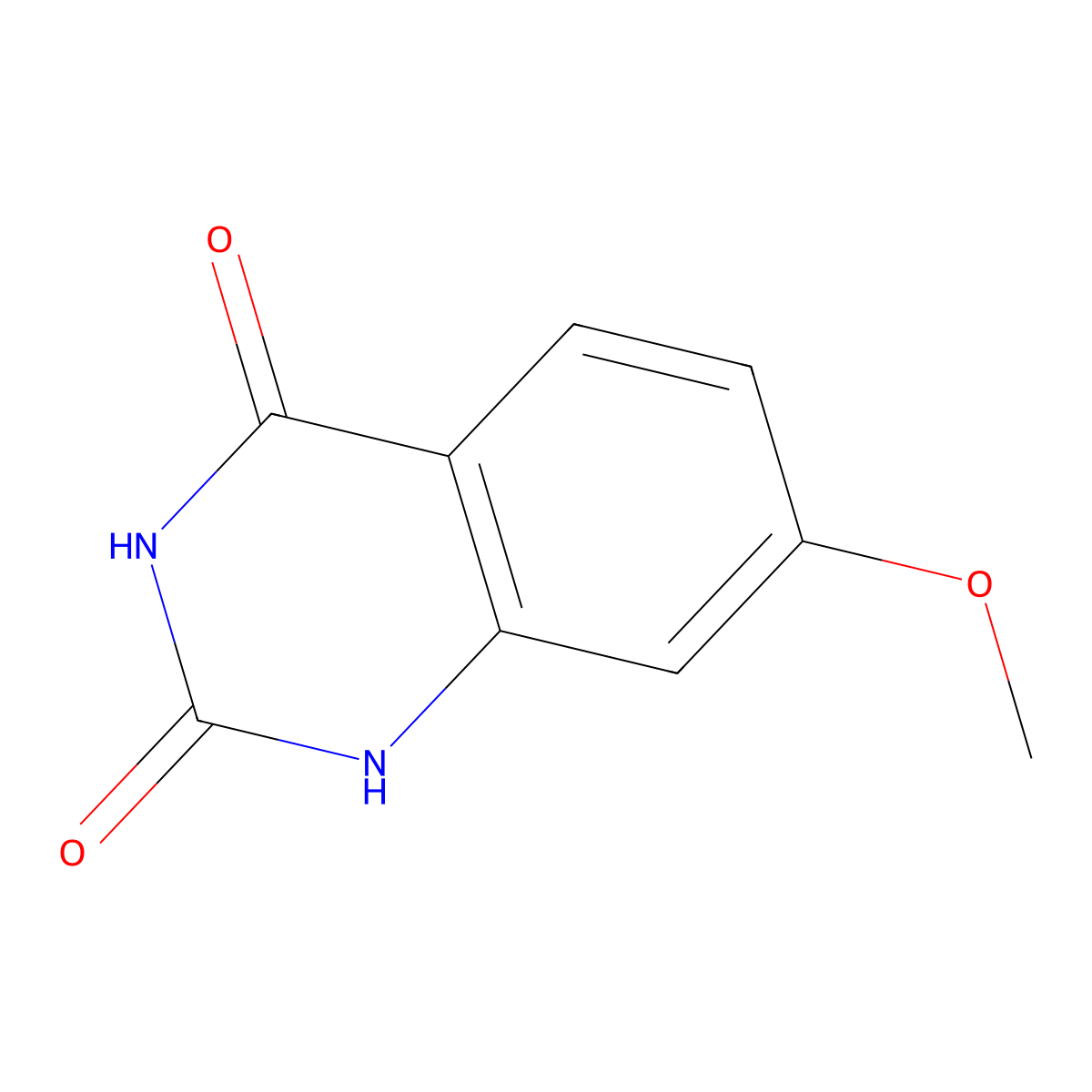 7-Methoxyquinazoline-2,4(1H,3H)-dione molecular structure, CAS 62484-12-2