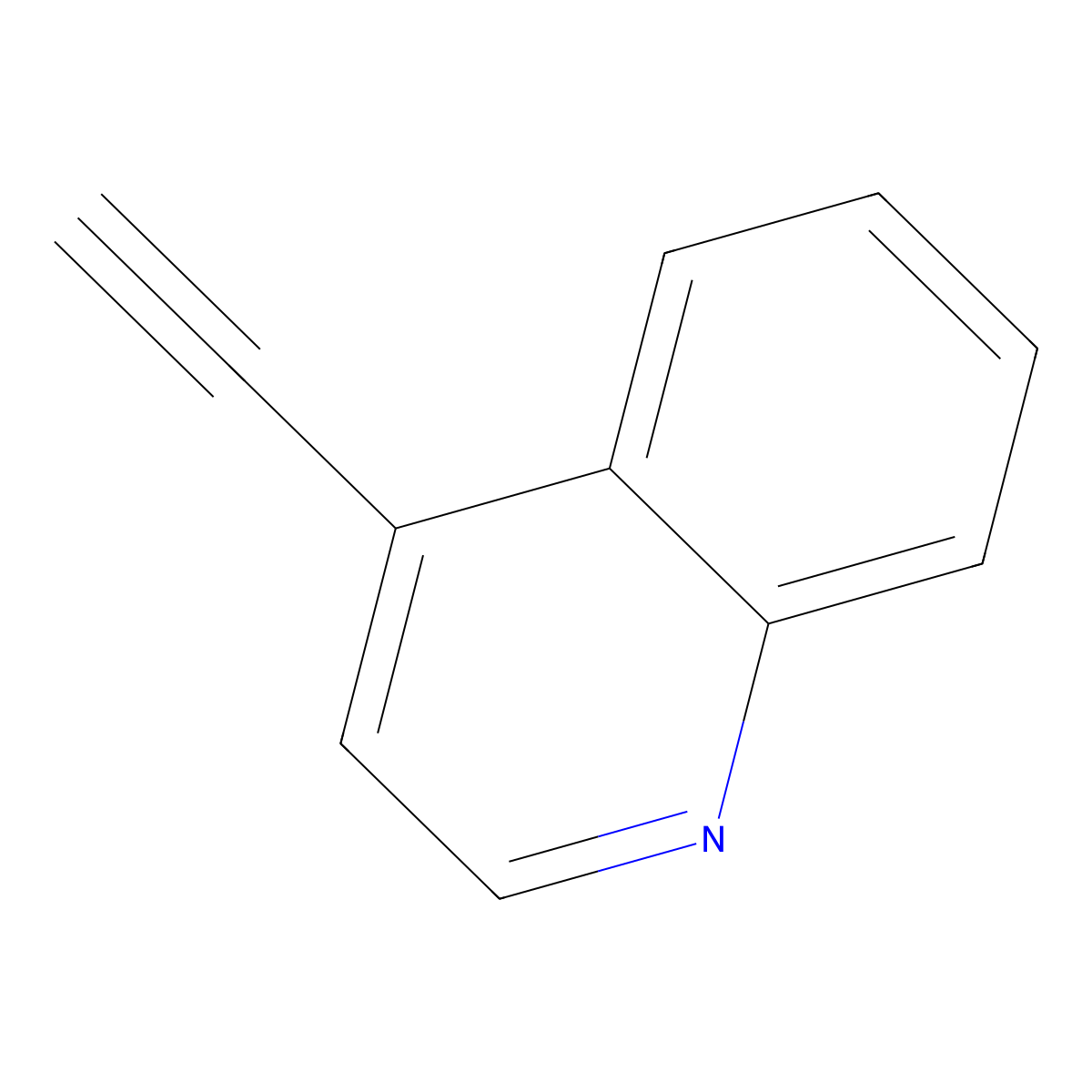 4-Ethynylquinoline molecular structure, CAS 62484-52-0