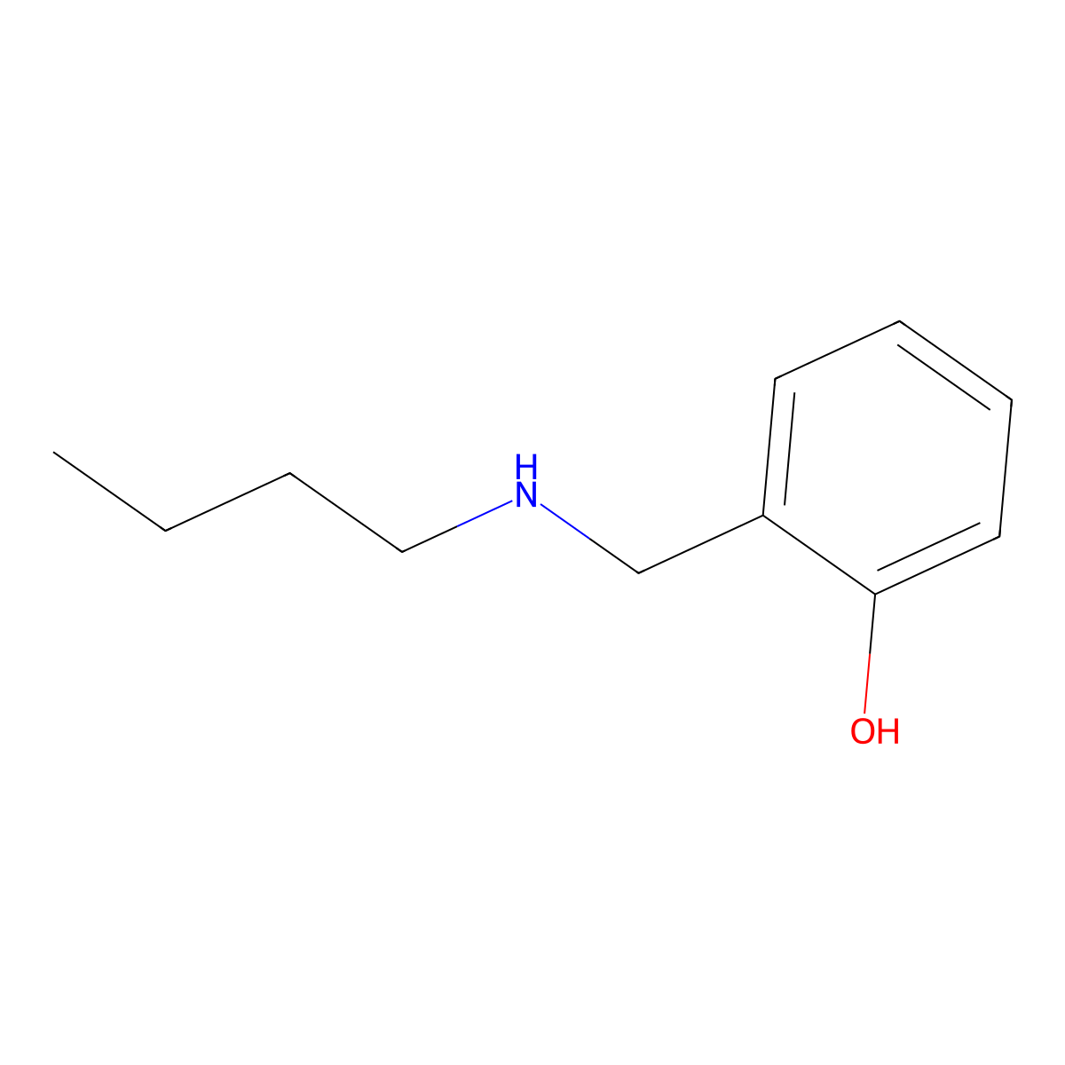 2-[(Butylamino)methyl]phenol molecular structure, CAS 62498-73-1