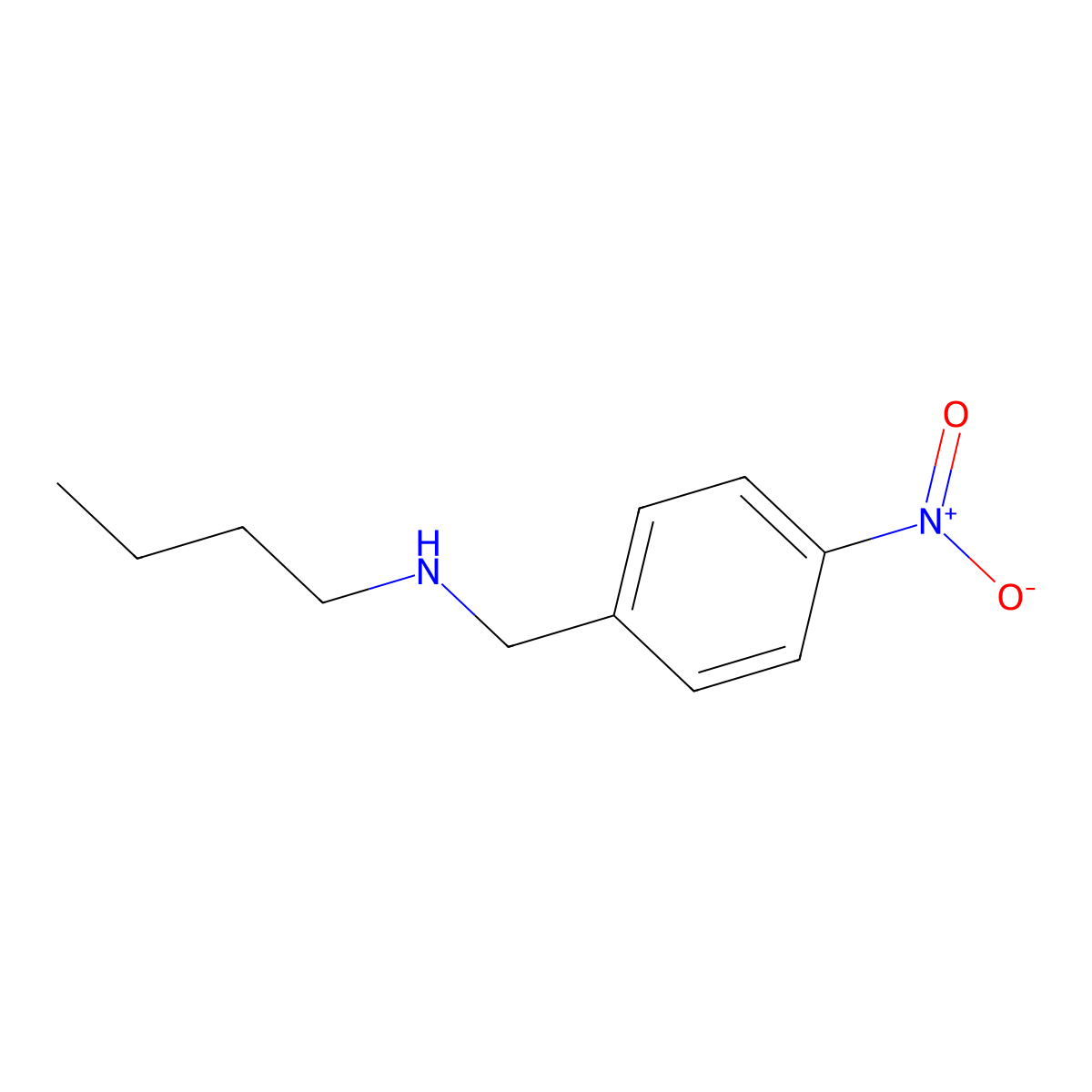 n-(4-Nitrobenzyl)butan-1-amine molecular structure, CAS 62498-75-3