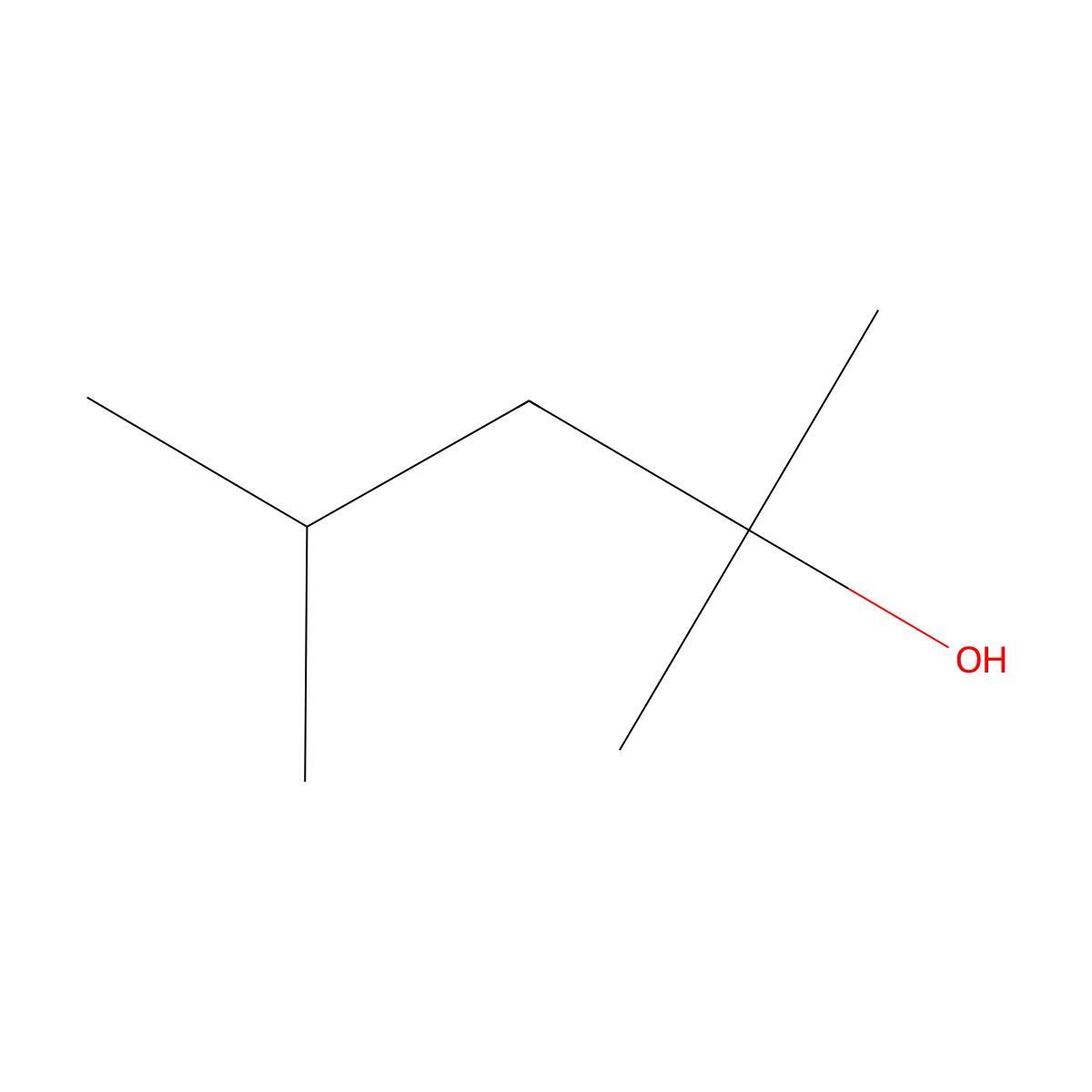 2,4-Dimethyl-2-pentanol molecular structure, CAS 625-06-9