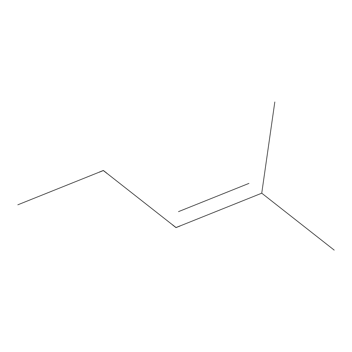 2-Methyl-2-pentene molecular structure, CAS 625-27-4