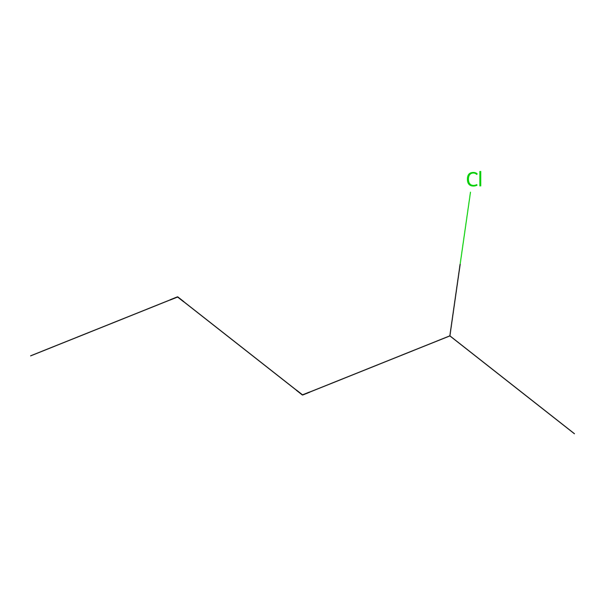 2-Chloropentane molecular structure, CAS 625-29-6