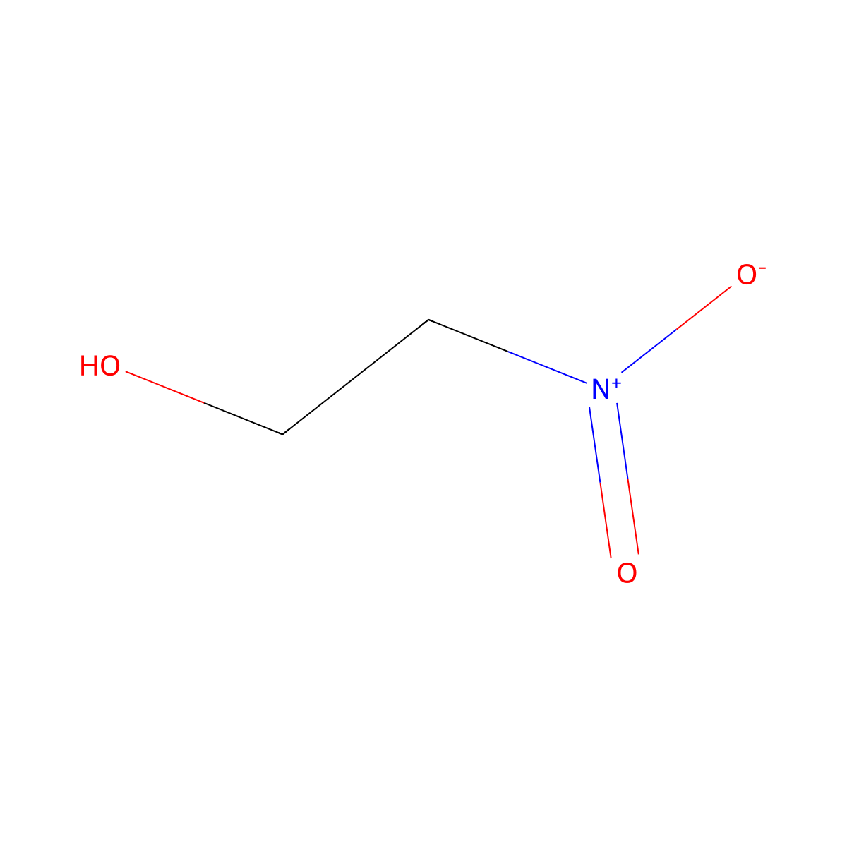 2-Nitroethanol molecular structure, CAS 625-48-9