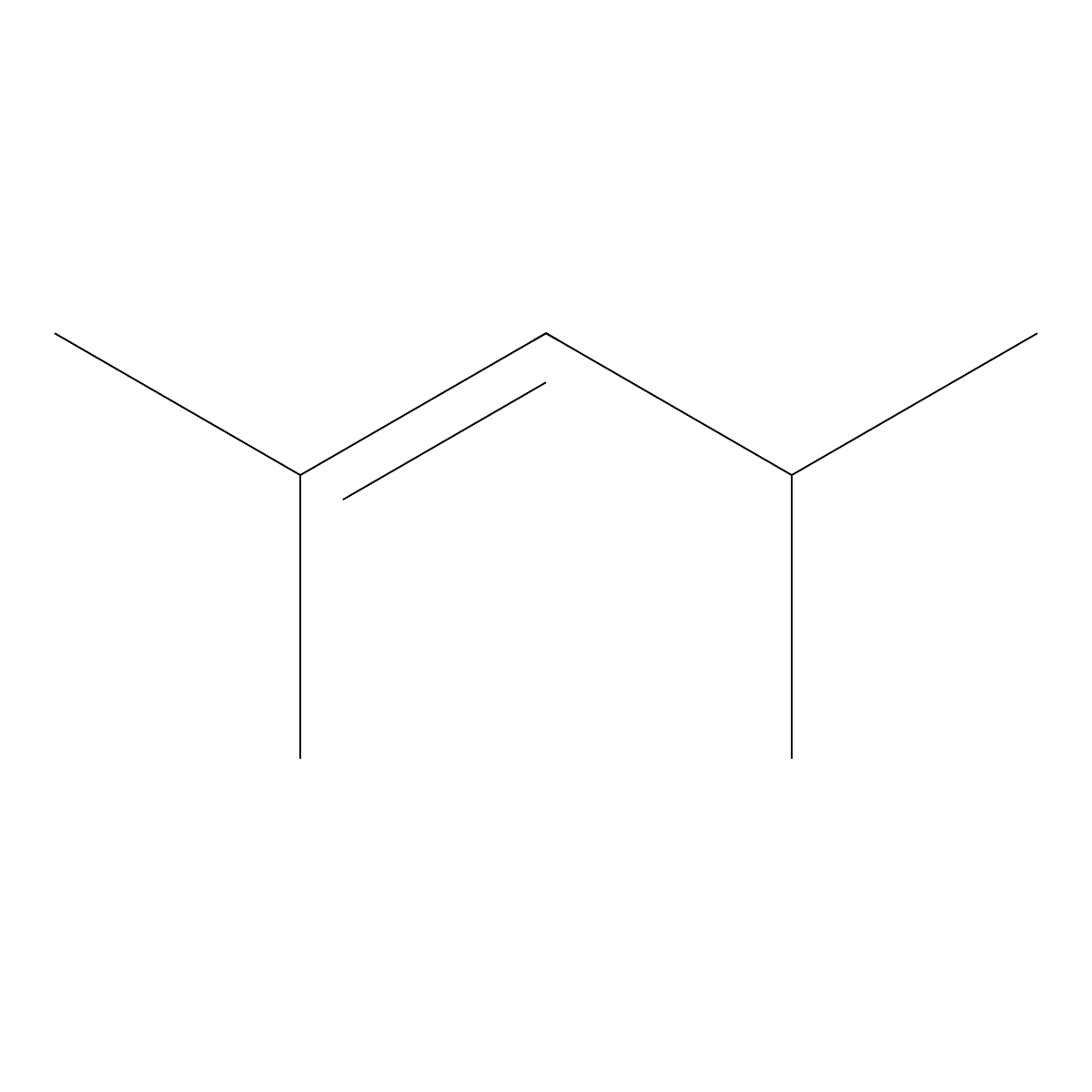 2,4-Dimethylpent-2-ene molecular structure, CAS 625-65-0