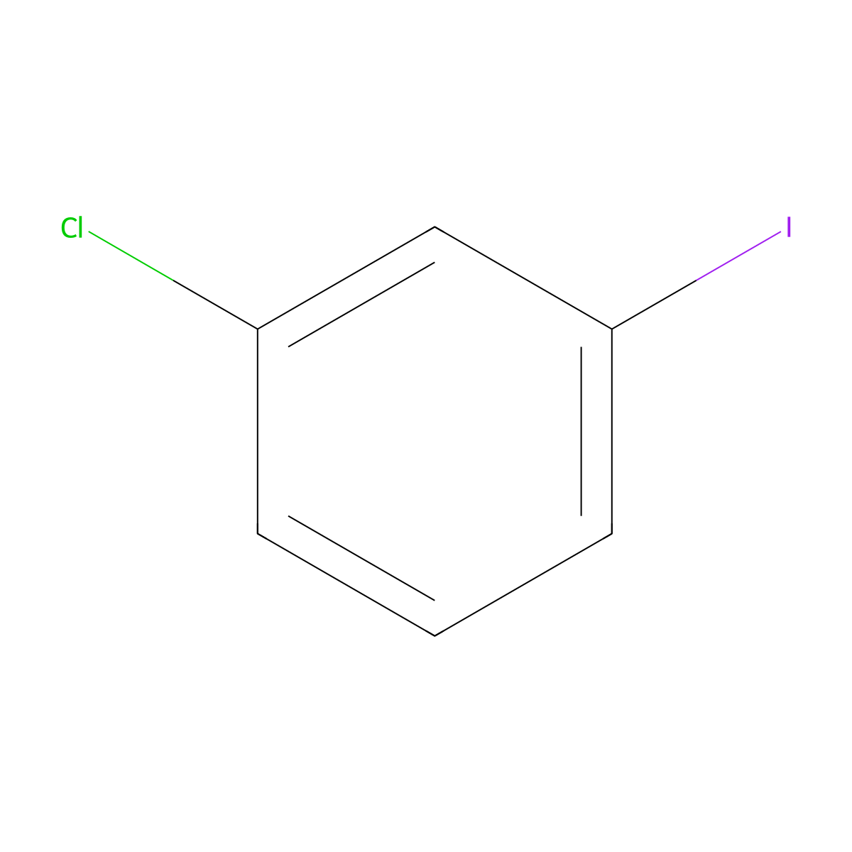 1-Chloro-3-iodobenzene molecular structure, CAS 625-99-0