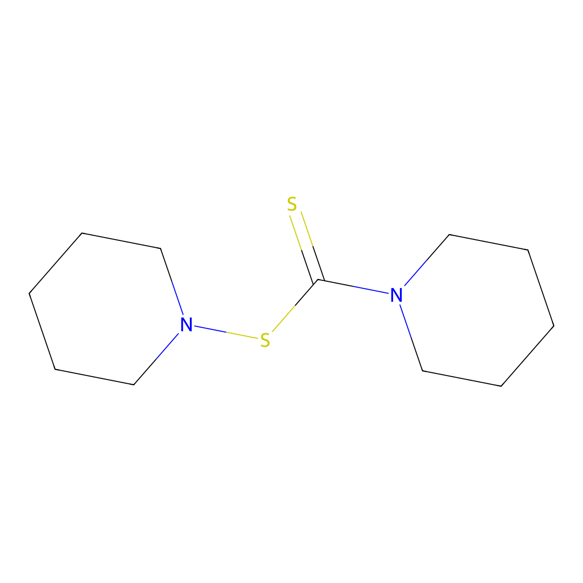 Vulkacit P molecular structure, CAS 6250-27-7