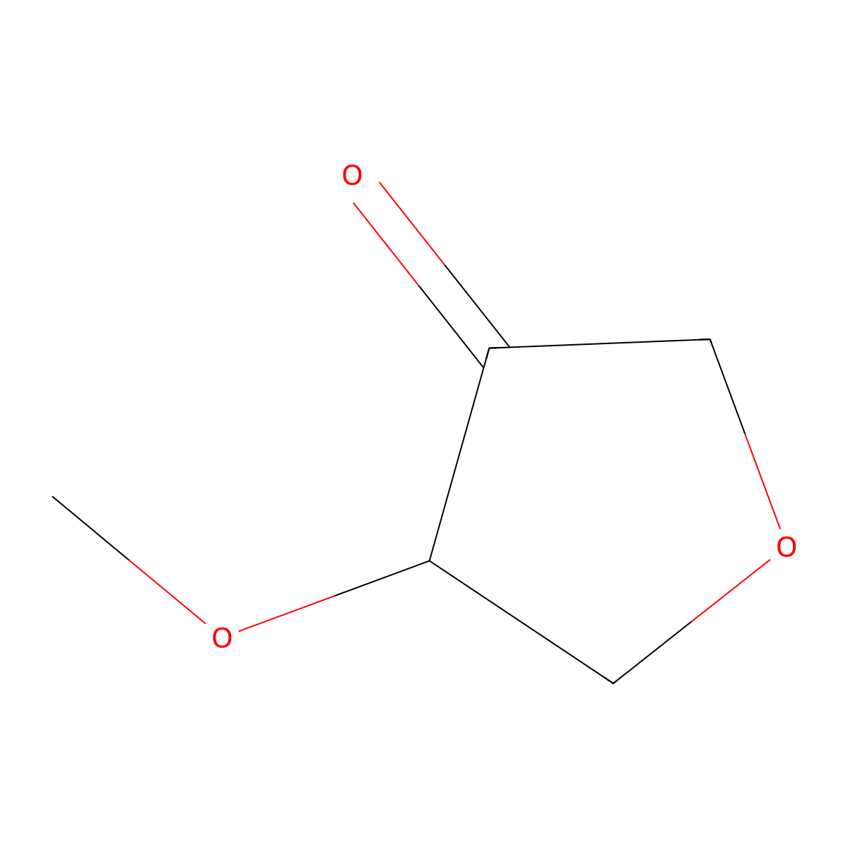 4-methoxydihydrofuran-3(2H)-one molecular structure, CAS 625100-11-0