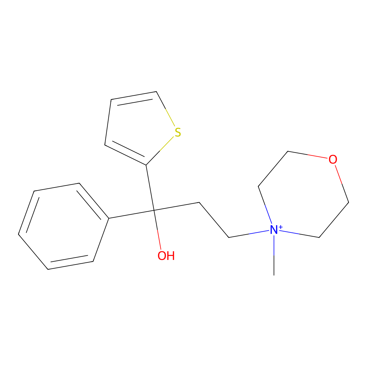 Tiemonium molecular structure, CAS 6252-92-2