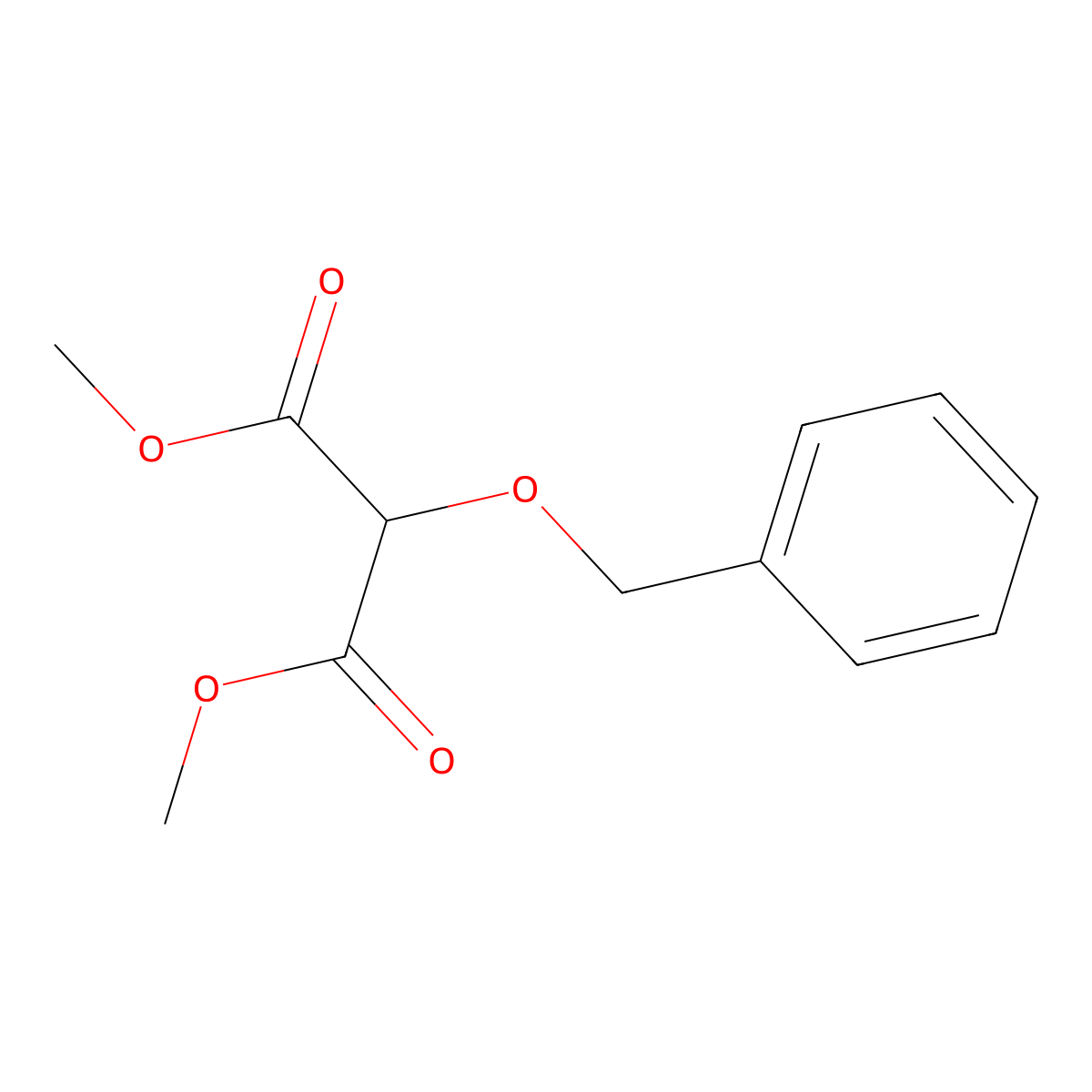 1,3-Dimethyl 2-(benzyloxy)propanedioate molecular structure, CAS 62527-77-9