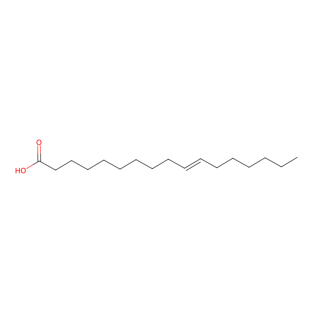 10-Heptadecenoic acid molecular structure, CAS 62528-80-7