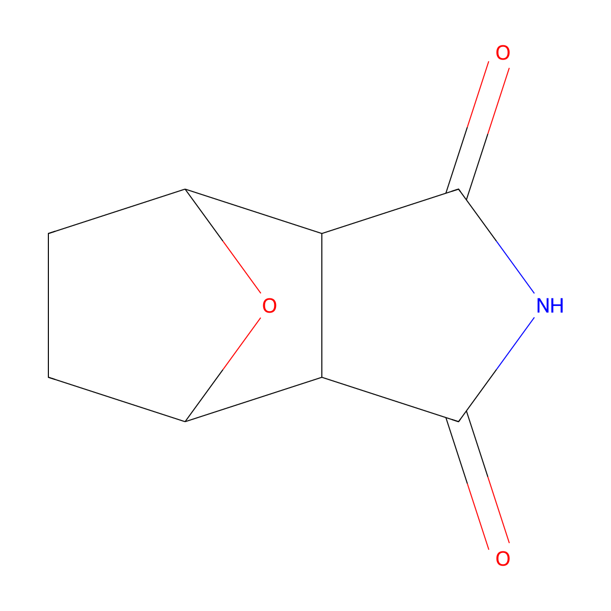 10-Oxa-4-azatricyclo(5.2.1.02,6)decane-3,5-dione molecular structure, CAS 6253-24-3