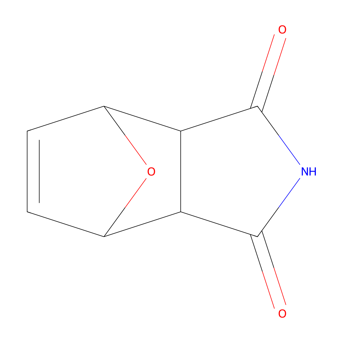 4,7-Epoxy-1H-isoindole-1,3(2H)-dione, 3a,4,7,7a-tetrahydro- molecular structure, CAS 6253-28-7