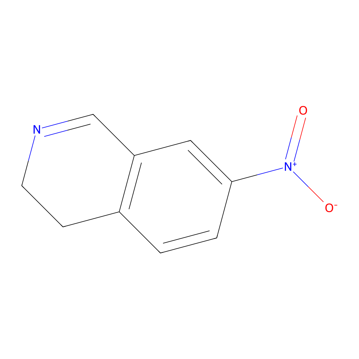 7-Nitro-3,4-dihydroisoquinoline molecular structure, CAS 62541-59-7