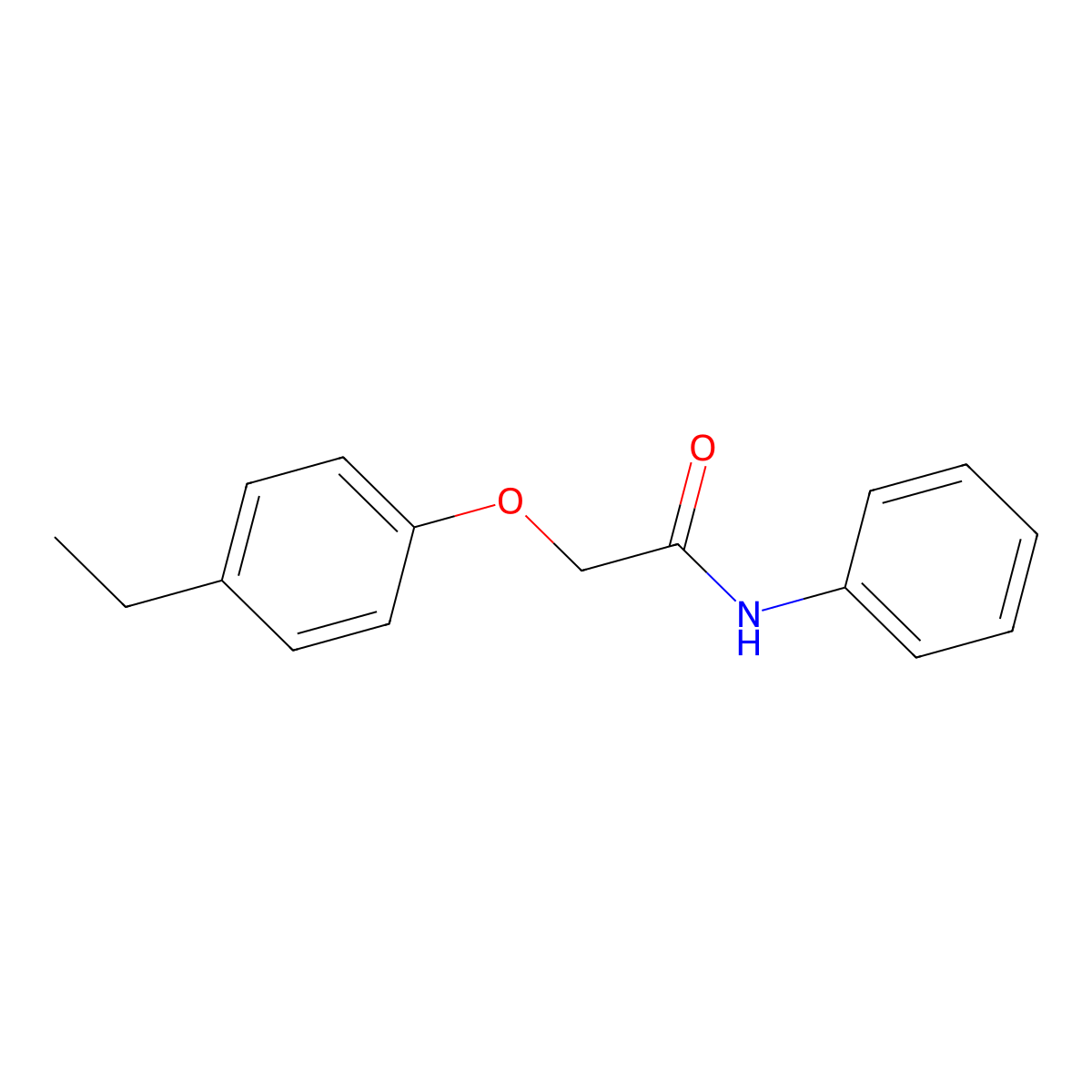 2-(4-ethylphenoxy)-N-phenylacetamide molecular structure, CAS 625410-11-9