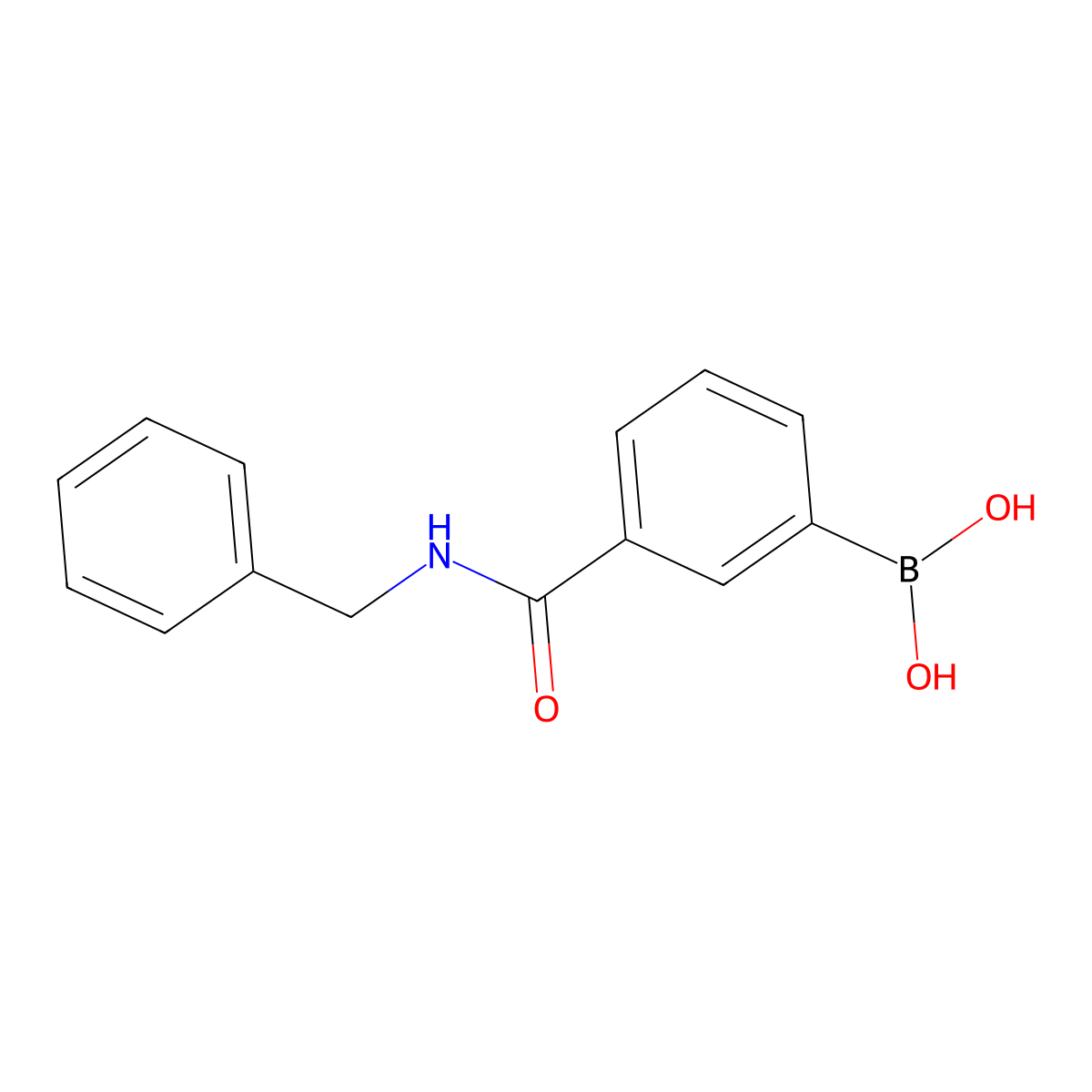 3-(N-Benzylaminocarbonyl)phenylboronic acid molecular structure, CAS 625470-96-4