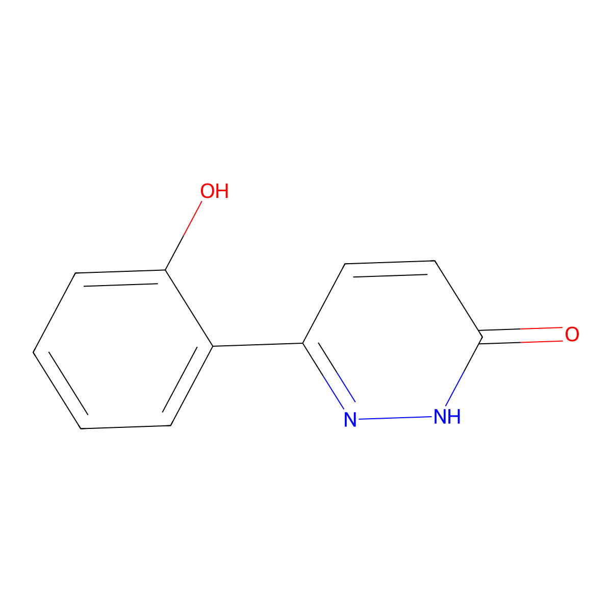 6-(2-Hydroxyphenyl)-3(2H)-pyridazinone molecular structure, CAS 62567-42-4