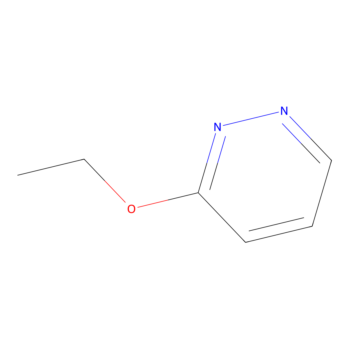 Ethoxypyrazine molecular structure, CAS 62567-44-6