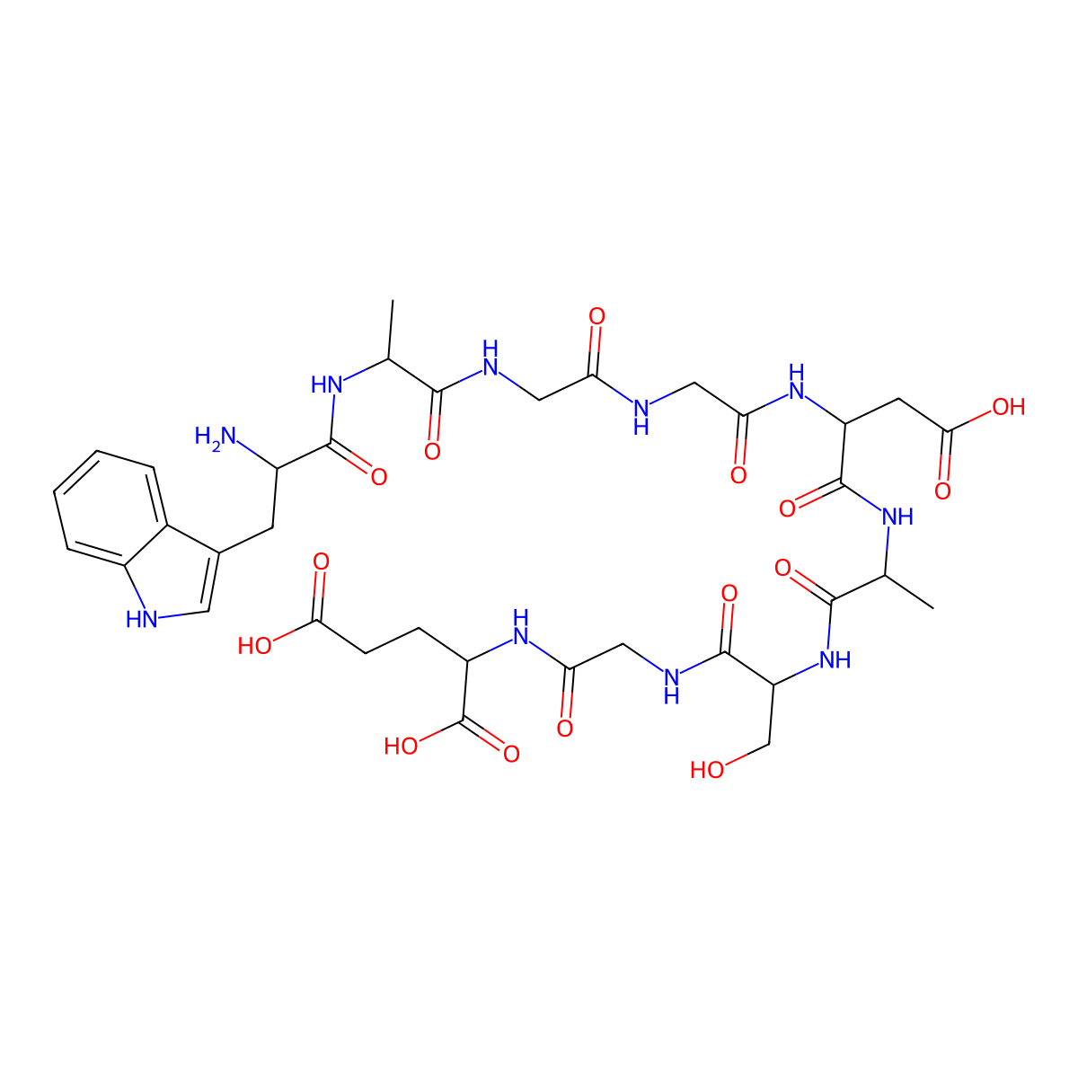 Delta Sleep-Inducing Peptide molecular structure, CAS 62568-57-4