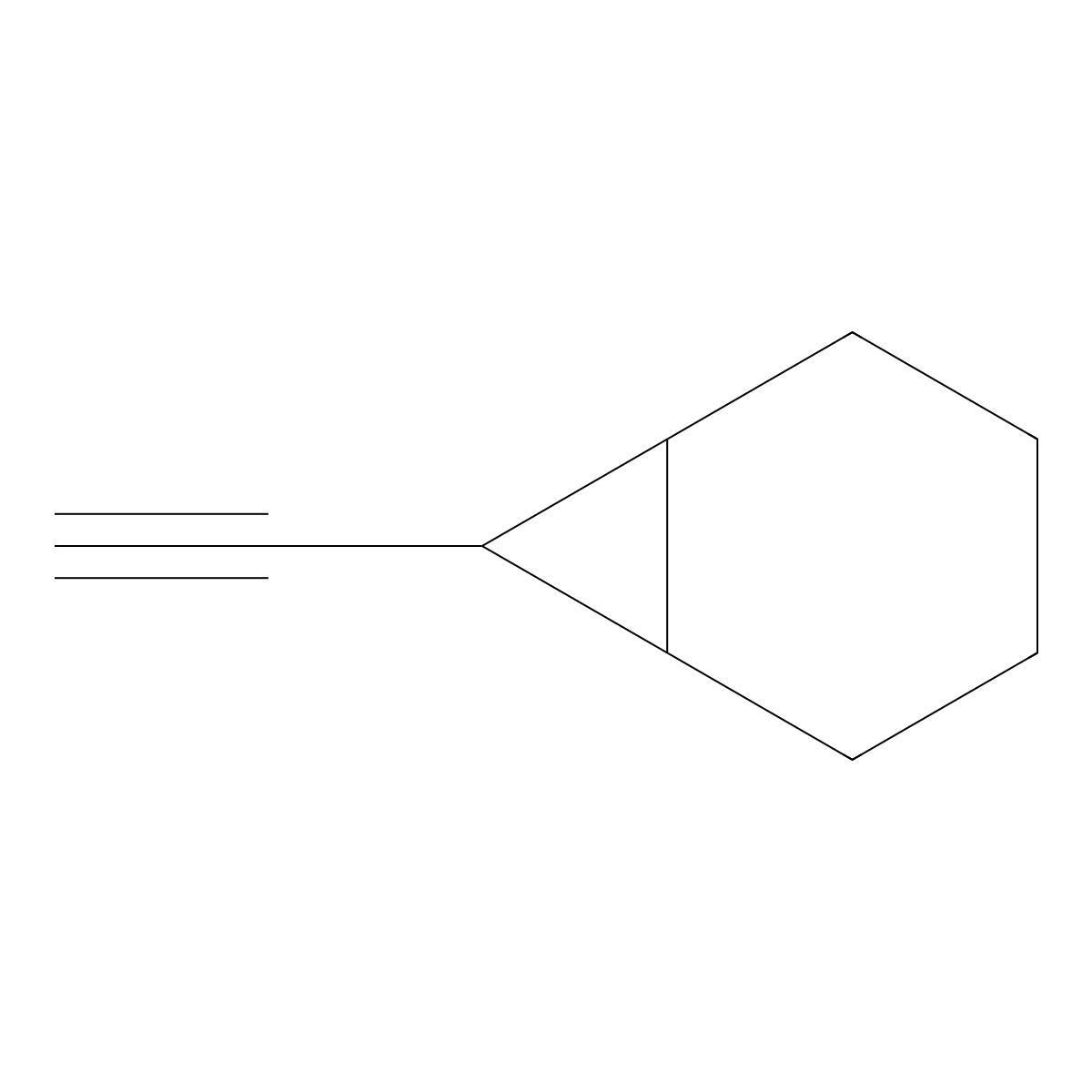 7-Ethynylbicyclo[4.1.0]heptane molecular structure, CAS 62572-42-3