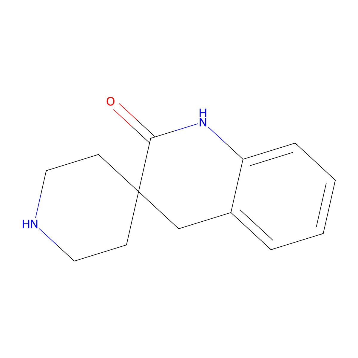 1'H-Spiro[piperidine-4,3'-quinolin]-2'(4'H)-one molecular structure, CAS 625829-51-8