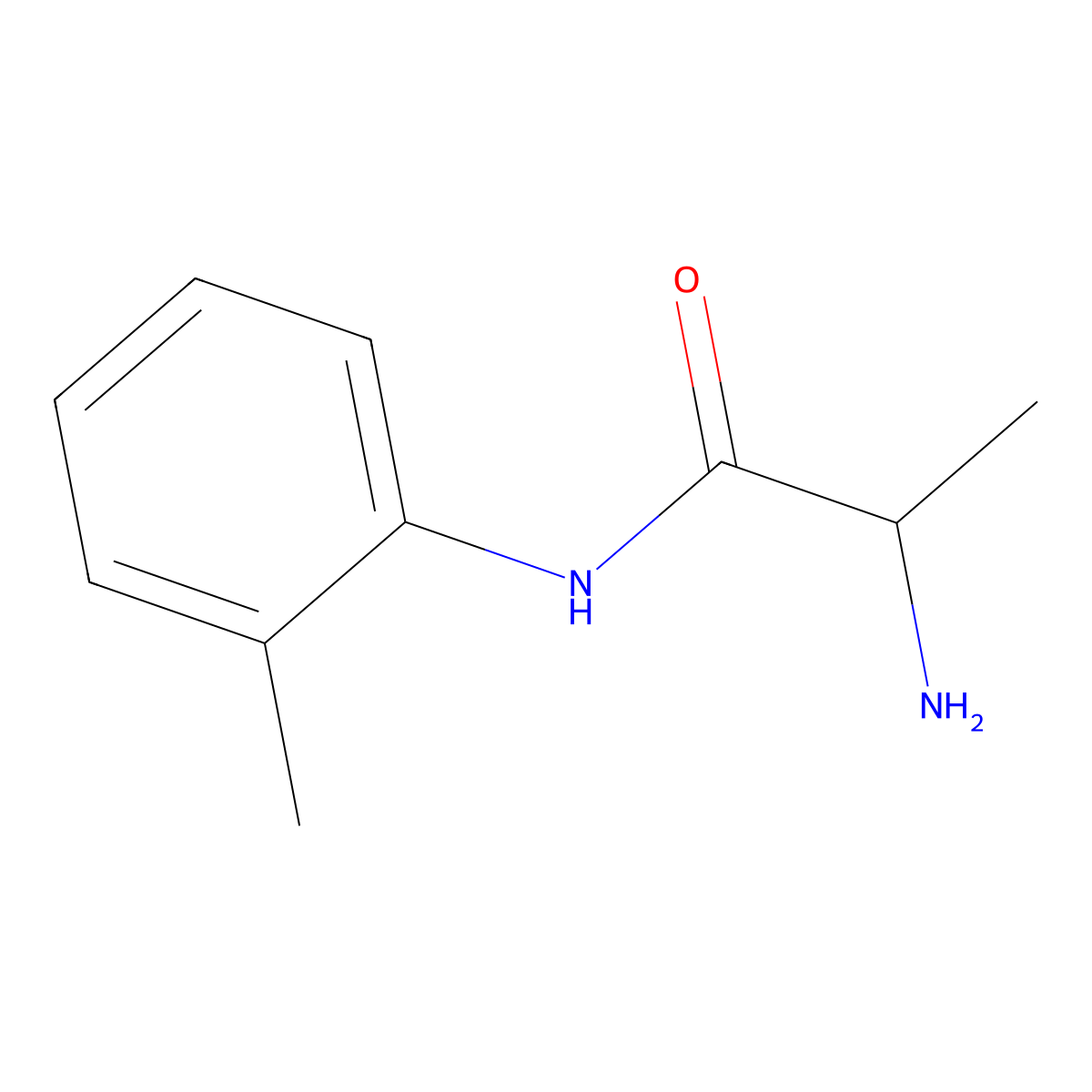 2-Amino-N-o-tolyl-propionamide molecular structure, CAS 62594-50-7