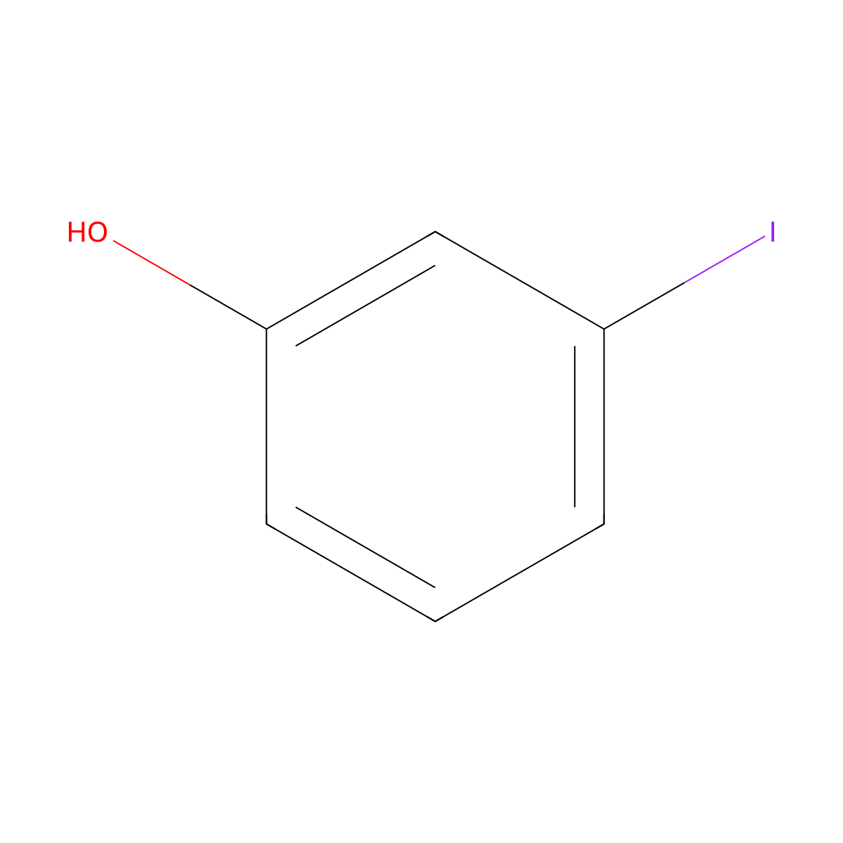 3-Iodophenol molecular structure, CAS 626-02-8