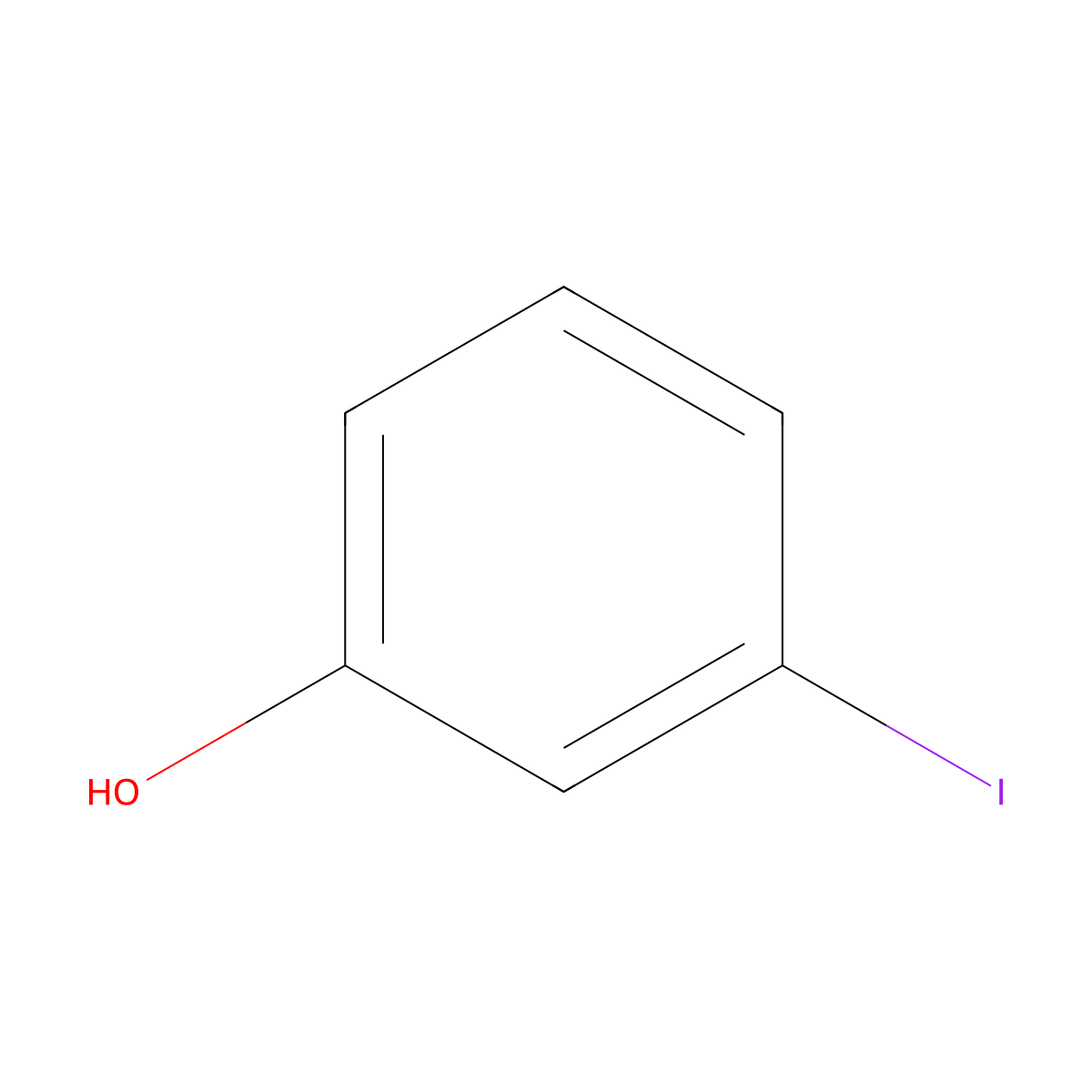 3-Iodophenol molecular structure, CAS 626-02-8