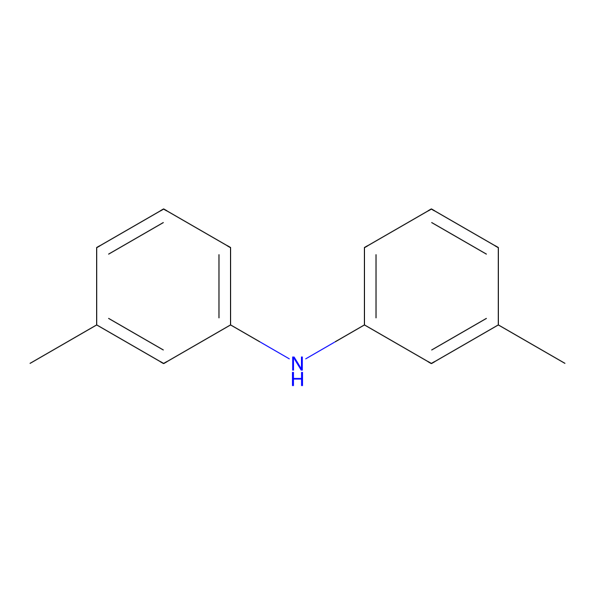 m,m'-Ditolylamine molecular structure, CAS 626-13-1