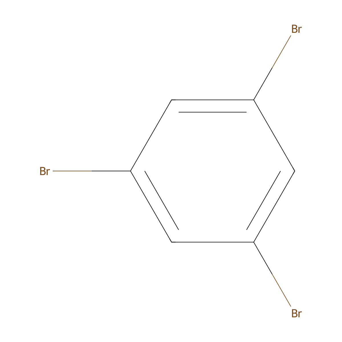 1,3,5-Tribromobenzene molecular structure, CAS 626-39-1