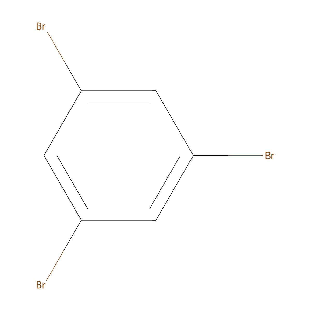 1,3,5-Tribromobenzene molecular structure, CAS 626-39-1