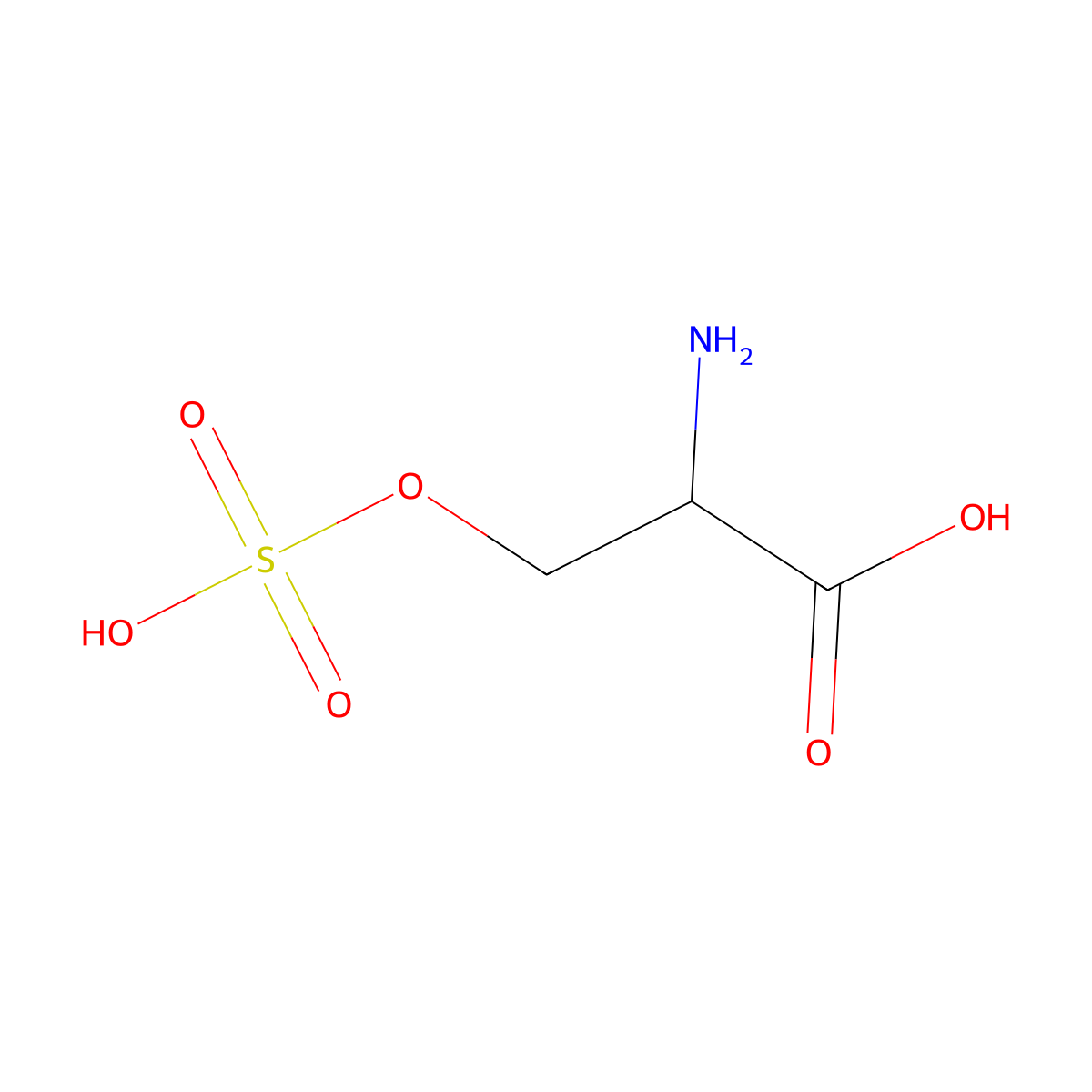 O-Sulfo-L-serine molecular structure, CAS 626-69-7