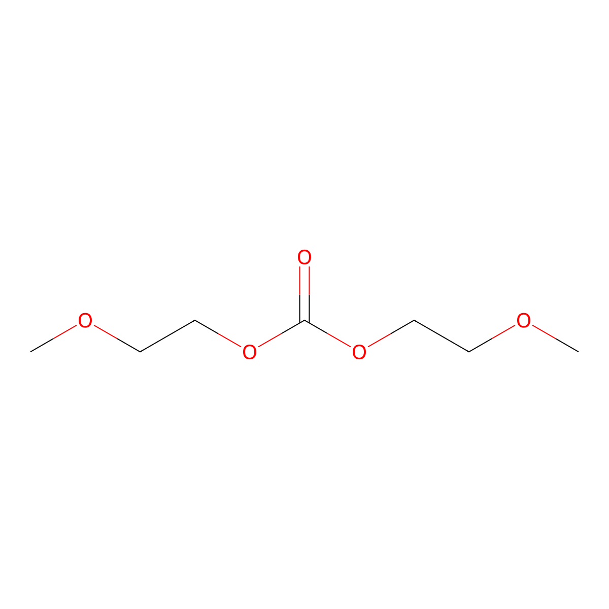 Bis(2-methoxyethyl) carbonate molecular structure, CAS 626-84-6