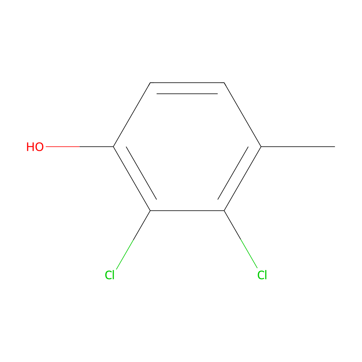 Phenol, dichloro-4-methyl- molecular structure, CAS 62609-00-1