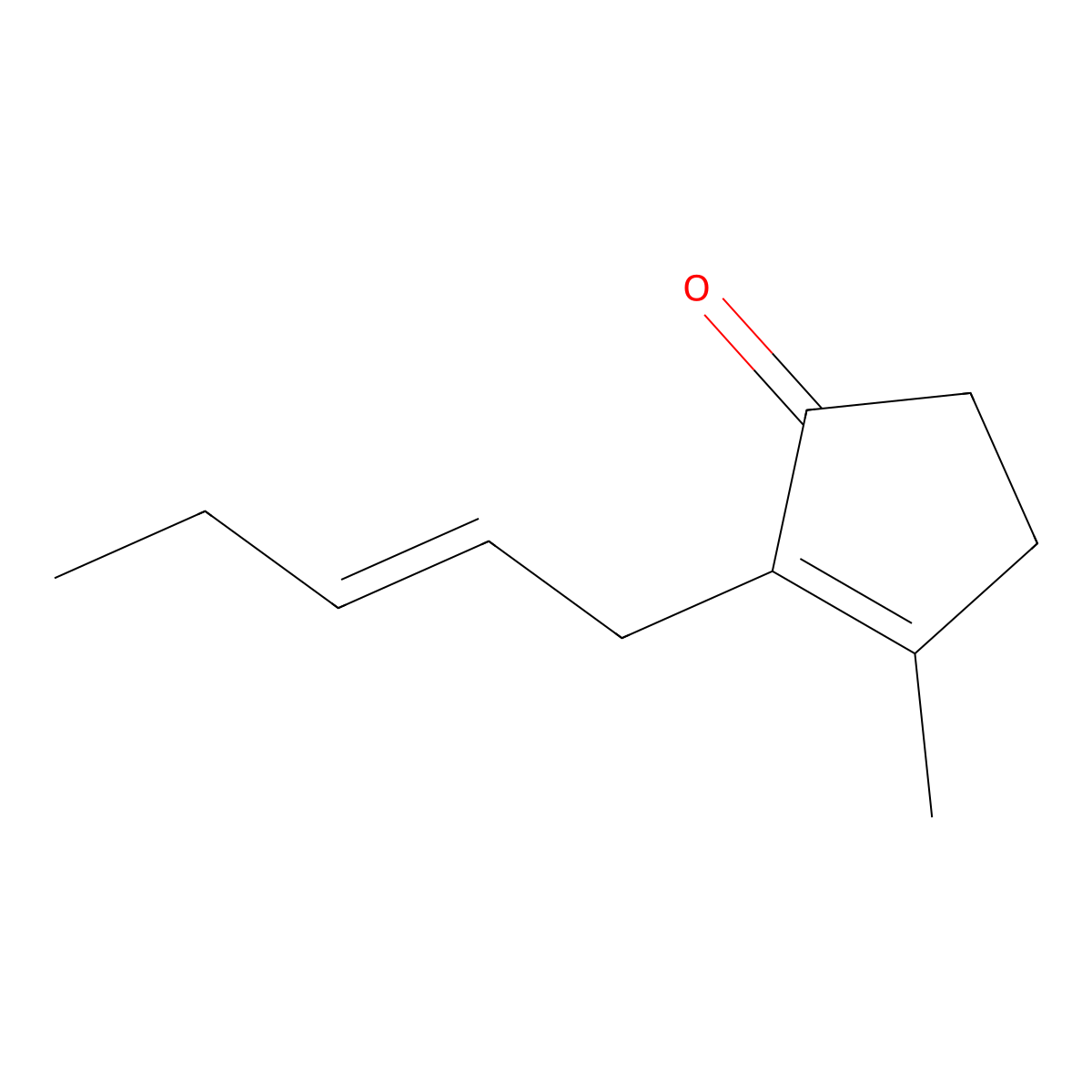 trans-Jasmone molecular structure, CAS 6261-18-3