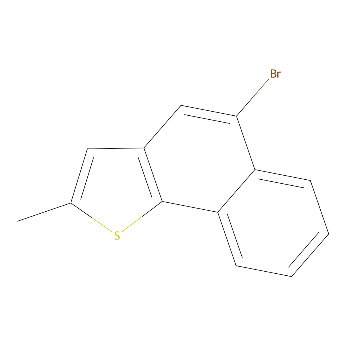 5-Bromo-2-methylnaphtho[1,2-B]thiophene molecular structure, CAS 62615-38-7