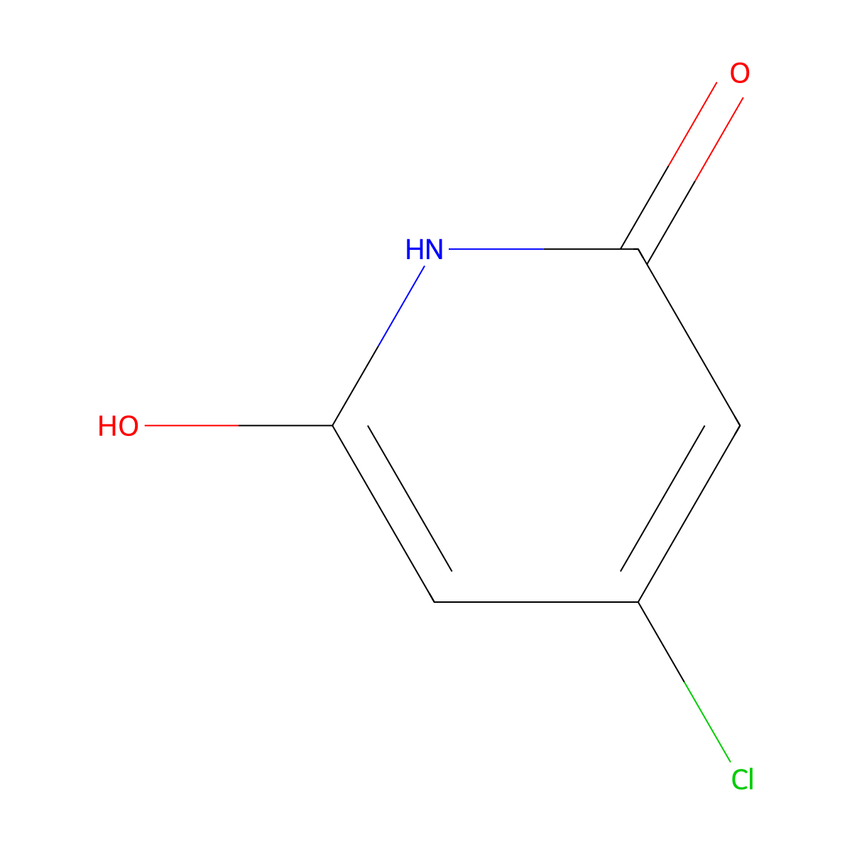 4-Chloropyridine-2,6-diol molecular structure, CAS 62616-12-0
