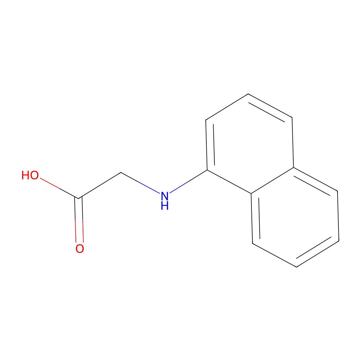 1-Naphthylglycine molecular structure, CAS 6262-34-6