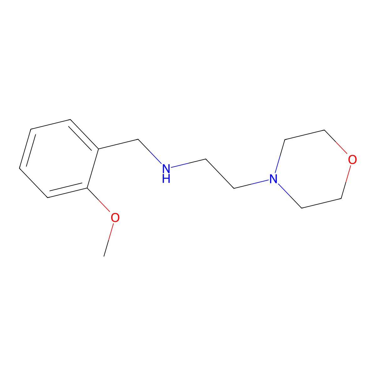 (2-Methoxy-benzyl)-(2-morpholin-4-yl-ethyl)-amine molecular structure, CAS 626209-57-2