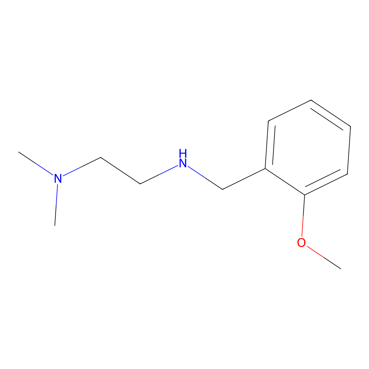 N'-(2-Methoxy-benzyl)-N,N-dimethyl-ethane-1,2-diamine molecular structure, CAS 626216-36-2