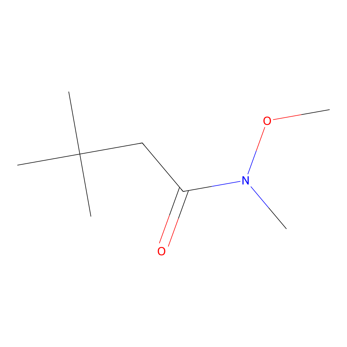 n-Methoxy-n,3,3-trimethylbutanamide molecular structure, CAS 626238-28-6