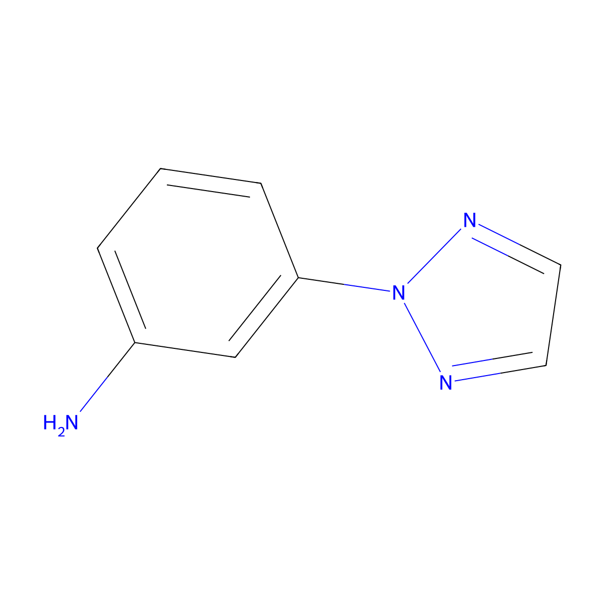 3-(2H-1,2,3-Triazol-2-yl)aniline molecular structure, CAS 626248-56-4