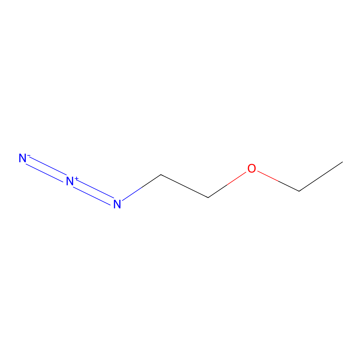 1-Azido-2-ethoxyethane molecular structure, CAS 62634-47-3